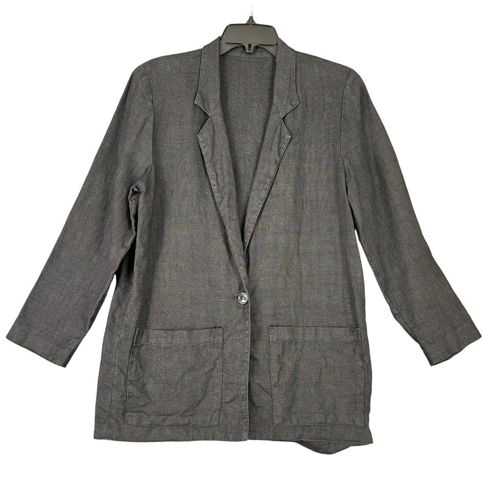 Vintage Y2K Minimalist Blazer Elliott Lauren Womens 6 quiet luxury officecore